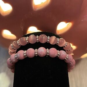 Pink bracelets🩷🌸